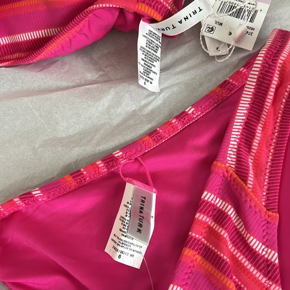 TOP AND BOTTOM TRINA TURK MARAI LOW RISE FRENCH CUT SWIM - Picture 7 of 10
